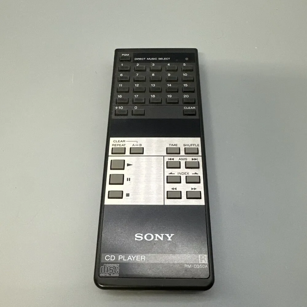 Sony RM-D350A Remote Control, OEM for CD Players CDP222ESD CDP505ESD CDP910